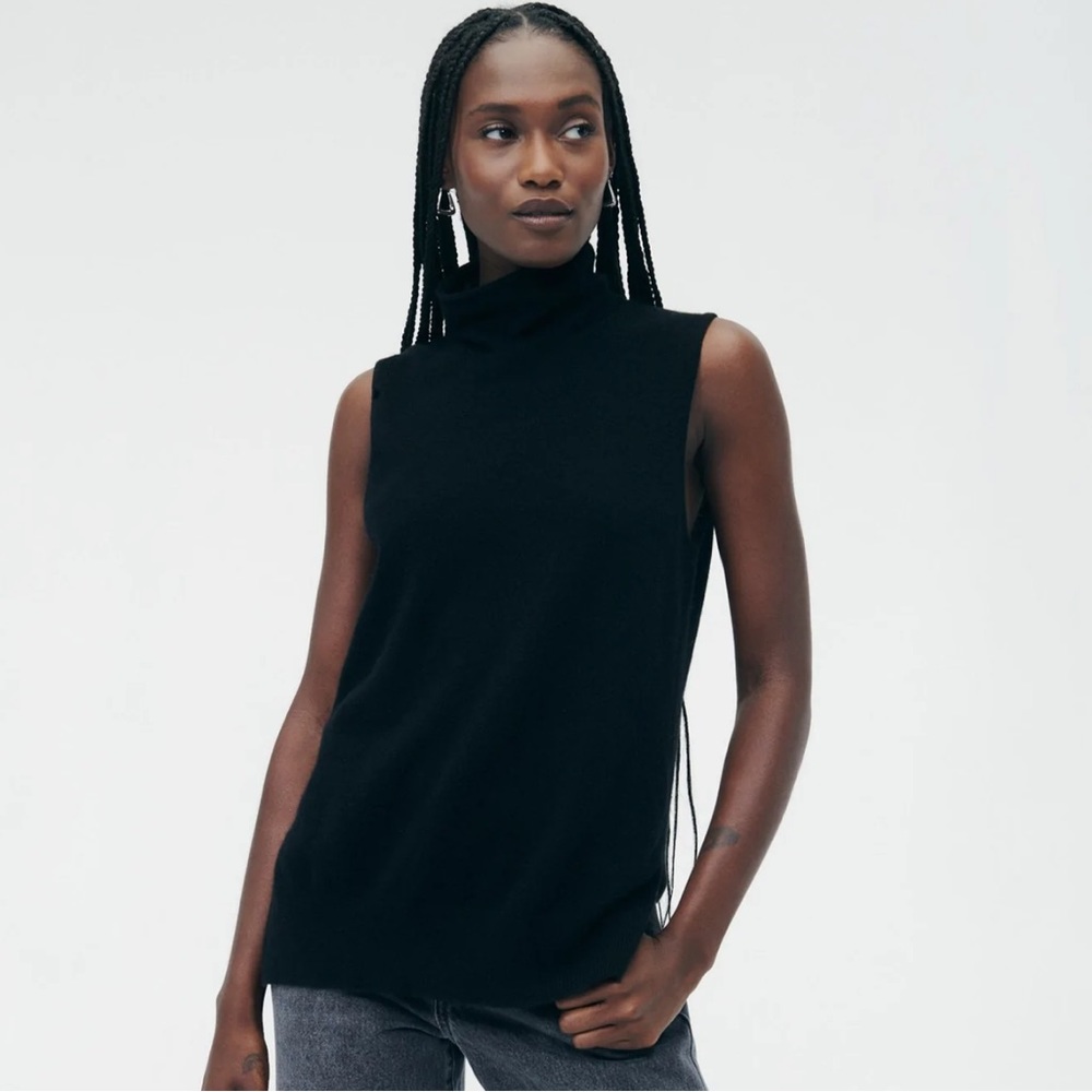 Black Cashmere Blend Sweater
